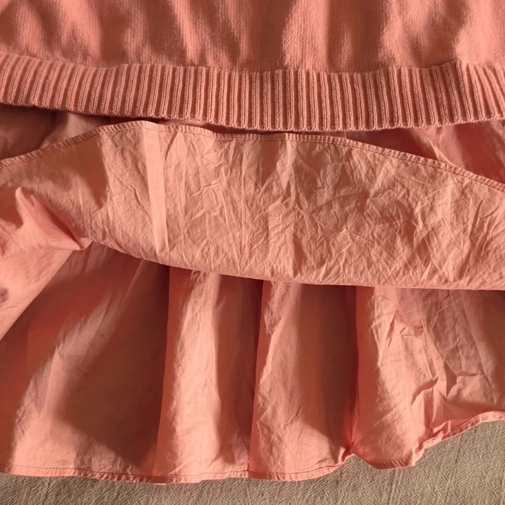 COS Pink Ruffle Hem Pullover Top - Picture 9 of 10